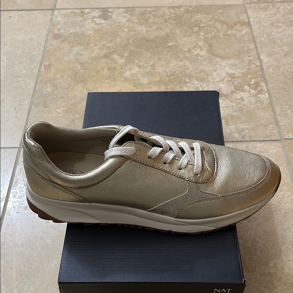 Naturalizer Women’s Shay Sneakers in Champagne Gold - Picture 9 of 10